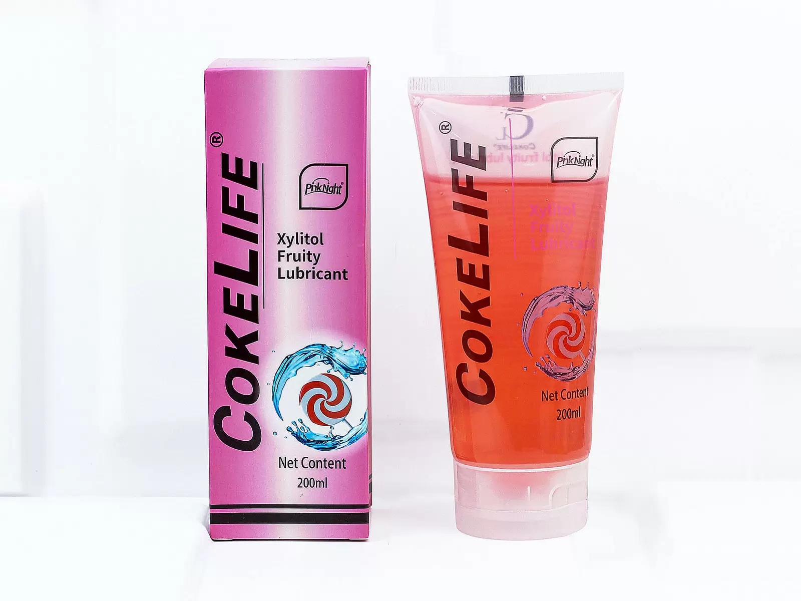 Gel b&ocirc;i trơn hương kẹo COKELIFE Xylitol Fruity Lubricant 200ml