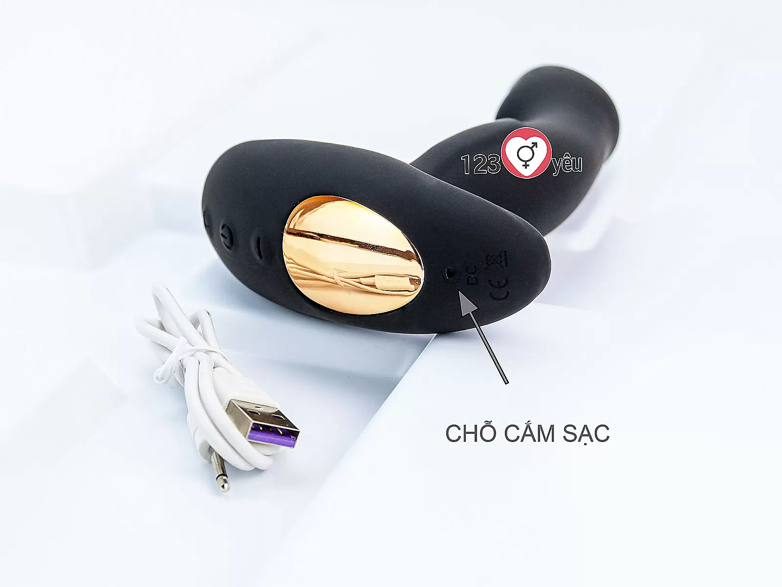 Máy mát xa kích hậu đầu dương vật giả Love điều khiển từ xa