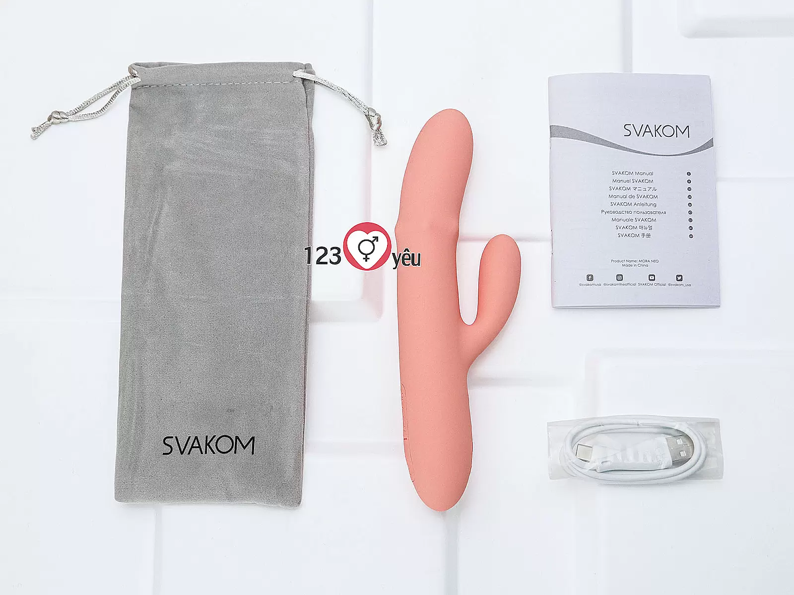 Máy mát xa điểm G Svakom Mora Neo lăn bi có điều khiển qua app