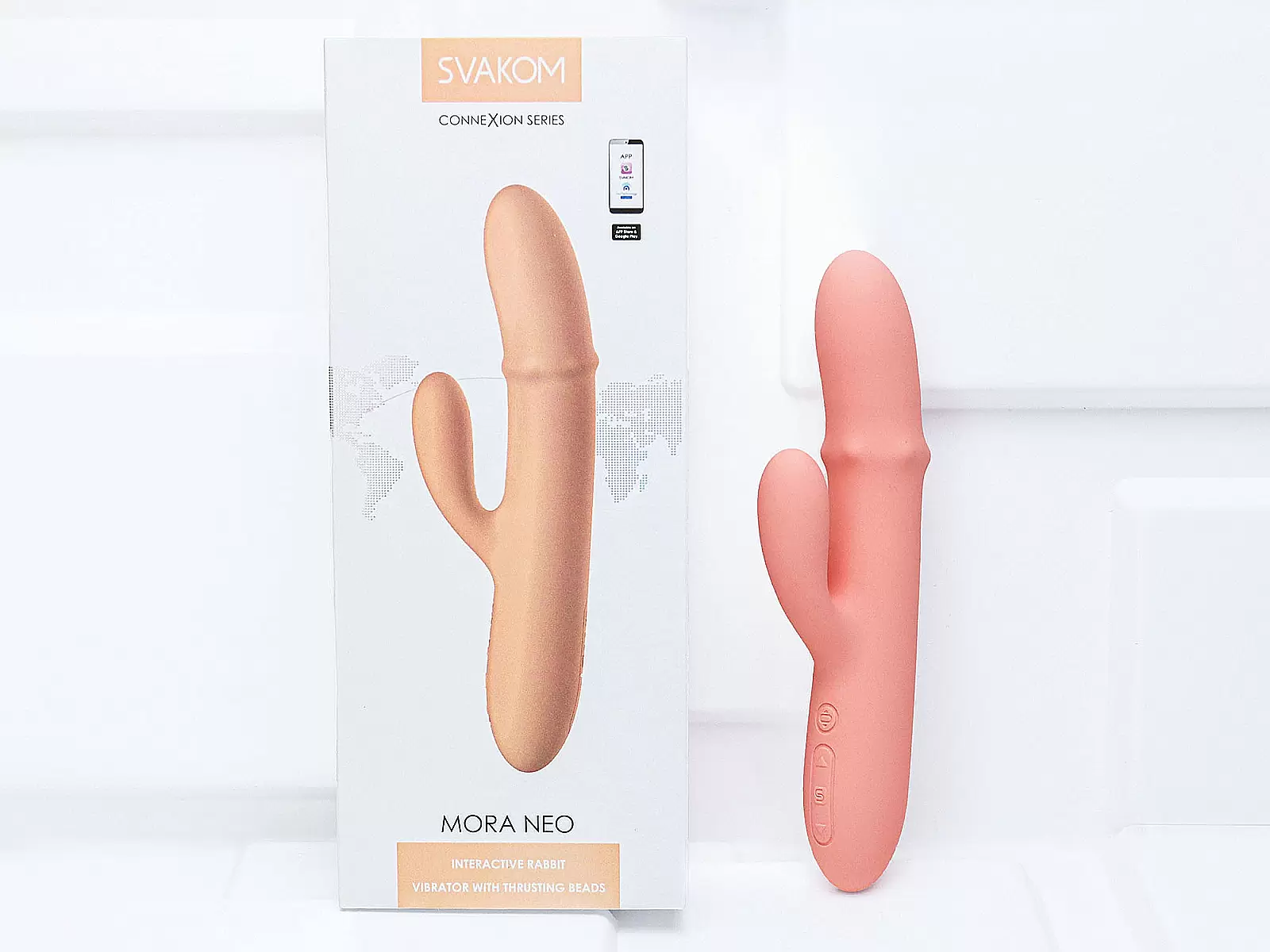 Máy mát xa điểm G Svakom Mora Neo lăn bi có điều khiển qua app