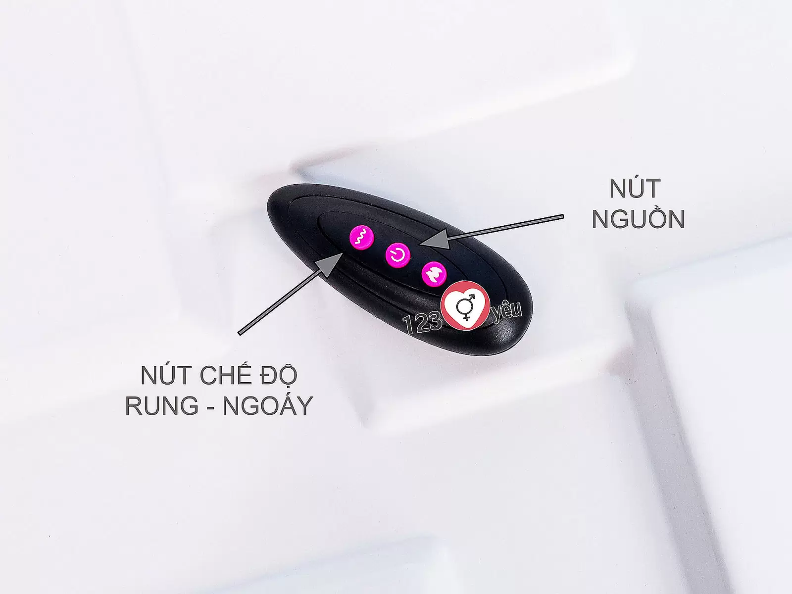Dương vật giả có đế Dildo đầu và nhánh lưỡi liếm kèm điều khiển từ xa
