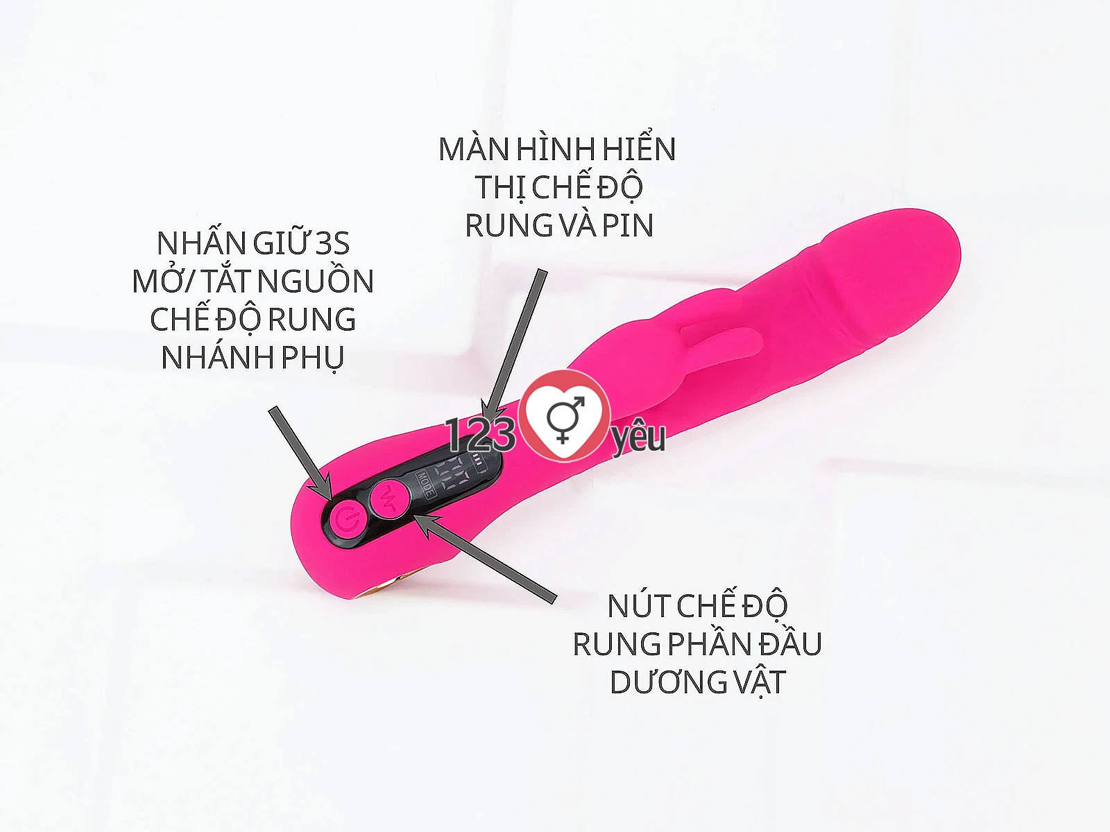 Máy massage điểm G rung kích thích Rabbit