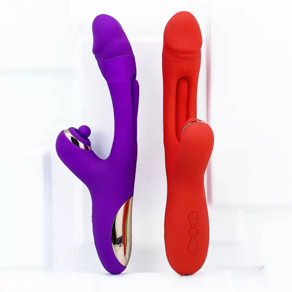 Máy massage lưỡi liếm đa năng có nhánh pin sạc