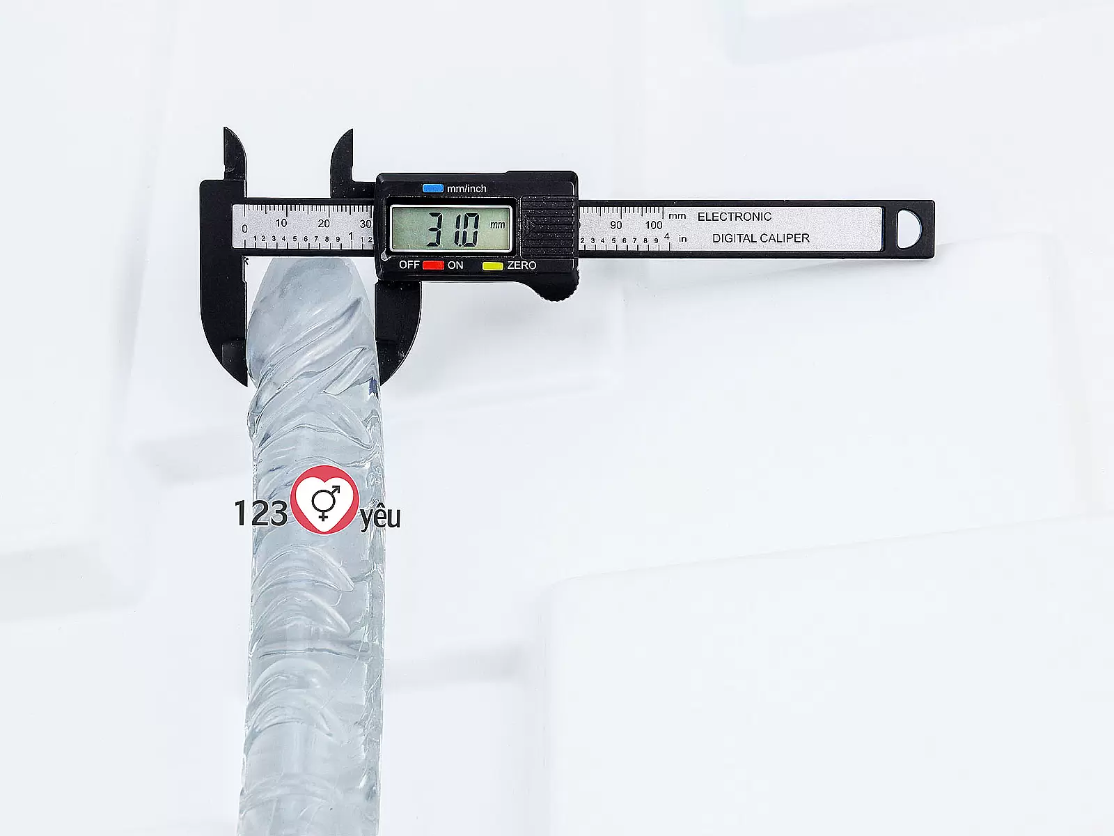 Dương vật giả 2 đầu trong suốt