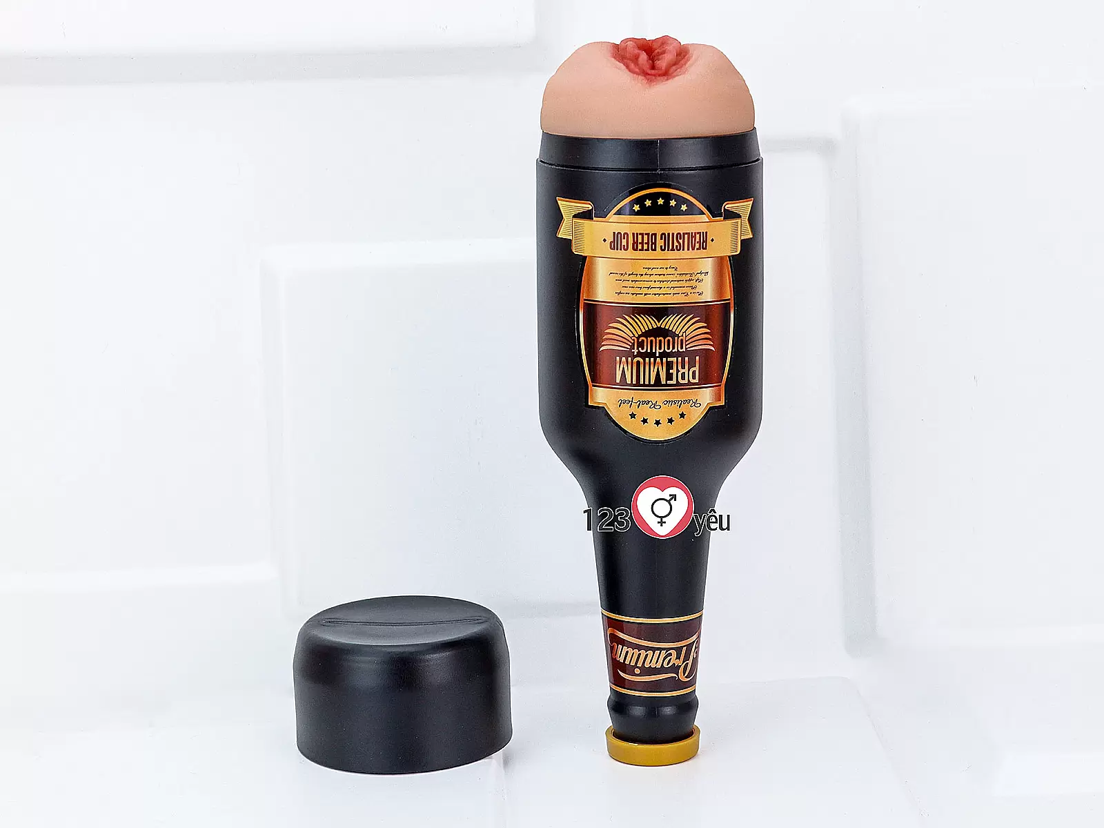 Âm đạo giả Premium ngụy trang chai rượu kín đáo, mềm mại và chân thật