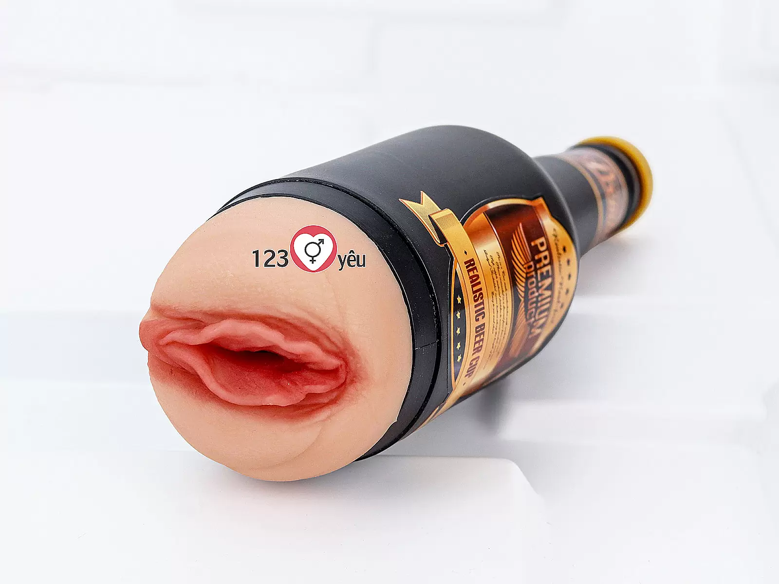 Âm đạo giả Premium ngụy trang chai rượu kín đáo, mềm mại và chân thật