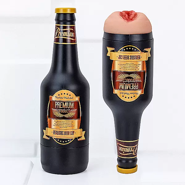 Âm đạo giả Premium ngụy trang chai rượu kín đáo, mềm mại và chân thật