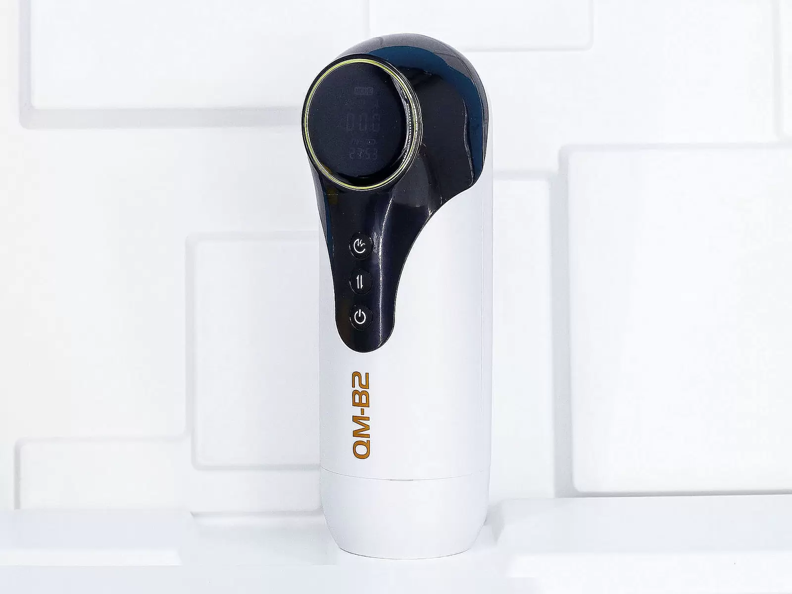 Máy thủ dâm QM-B2 rung, co bóp, sưởi ấm pin sạc