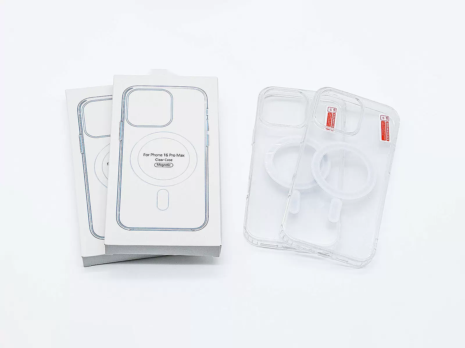 Ốp lưng Clear Case Magnetic trong suốt dành cho iPhone 16 Pro Max