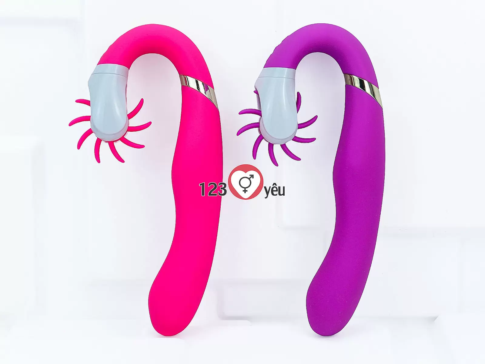 Máy mát xa lưỡi liếm rung xoay điểm G Dave 10 chế độ rung xoay