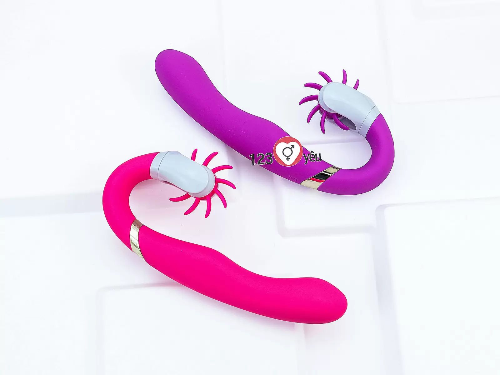 Máy mát xa lưỡi liếm rung xoay điểm G Dave 10 chế độ rung xoay