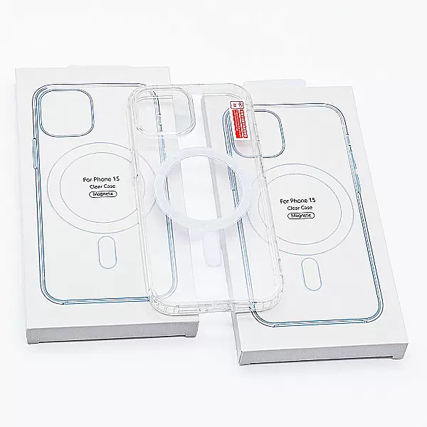 Ốp lưng Clear Case Magnetic trong suốt dành cho iPhone 15