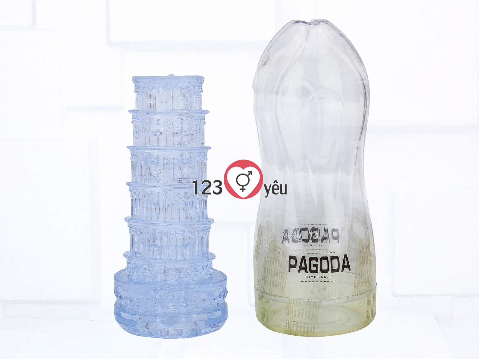 Cúp âm đạo giả Pagoda trong suốt