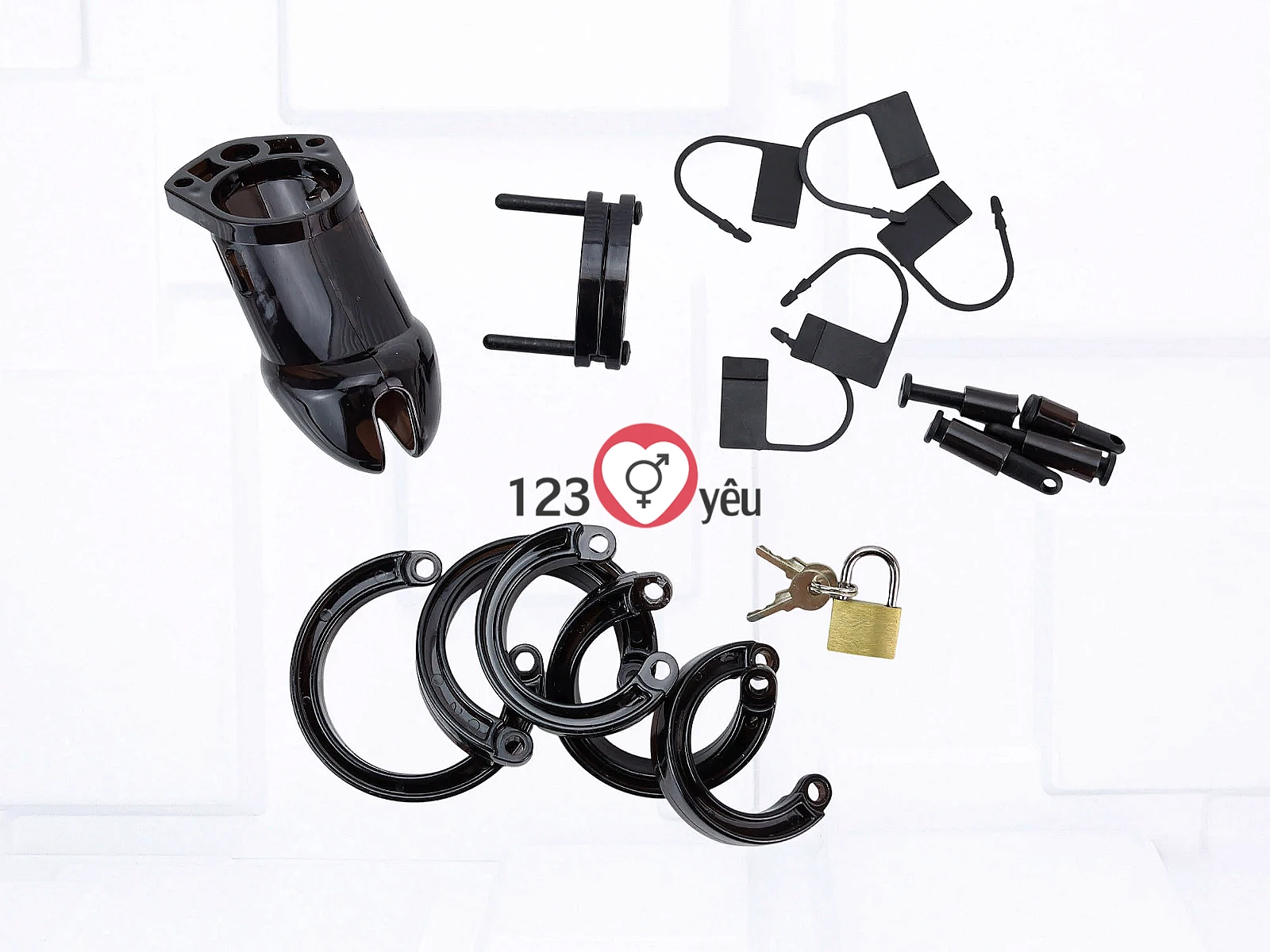Khóa dương vật nhựa cao cấp