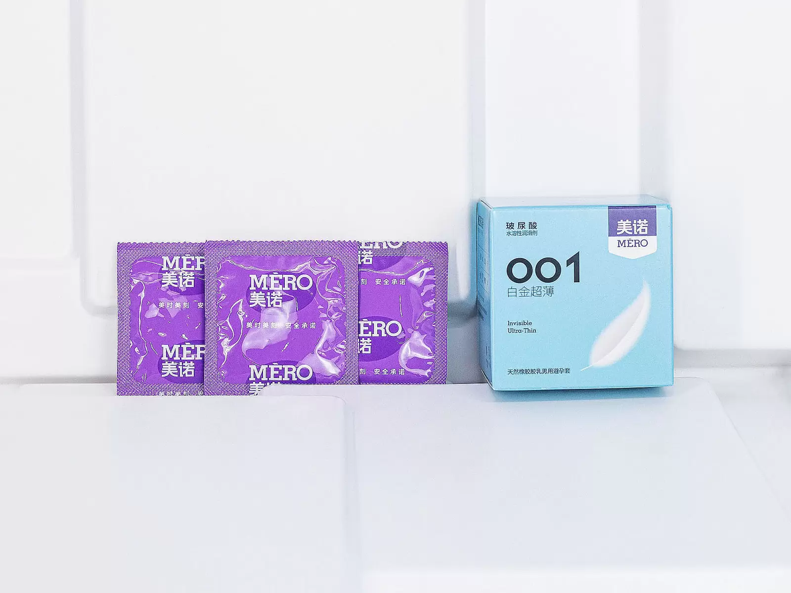 Bao cao su MERO 001 si&ecirc;u mỏng, si&ecirc;u ch&acirc;n thật