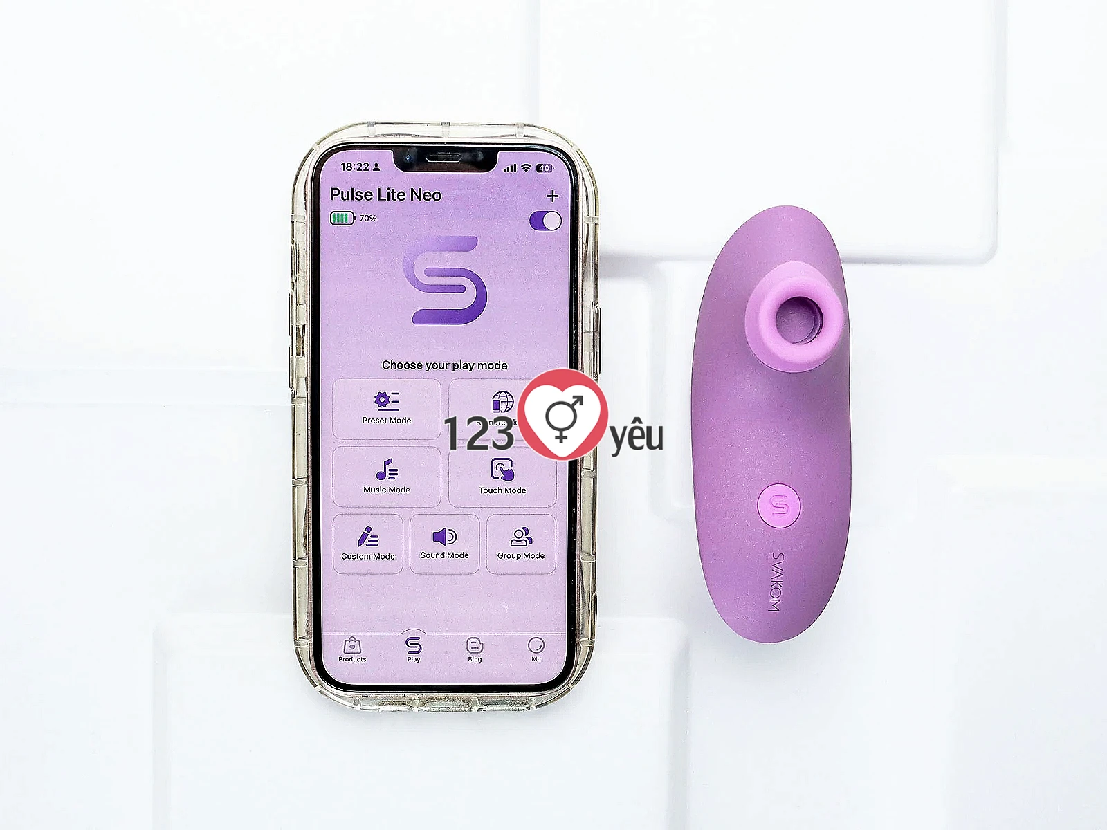 Máy bú hút Svakom Pulse Lite Neo điều khiển qua App