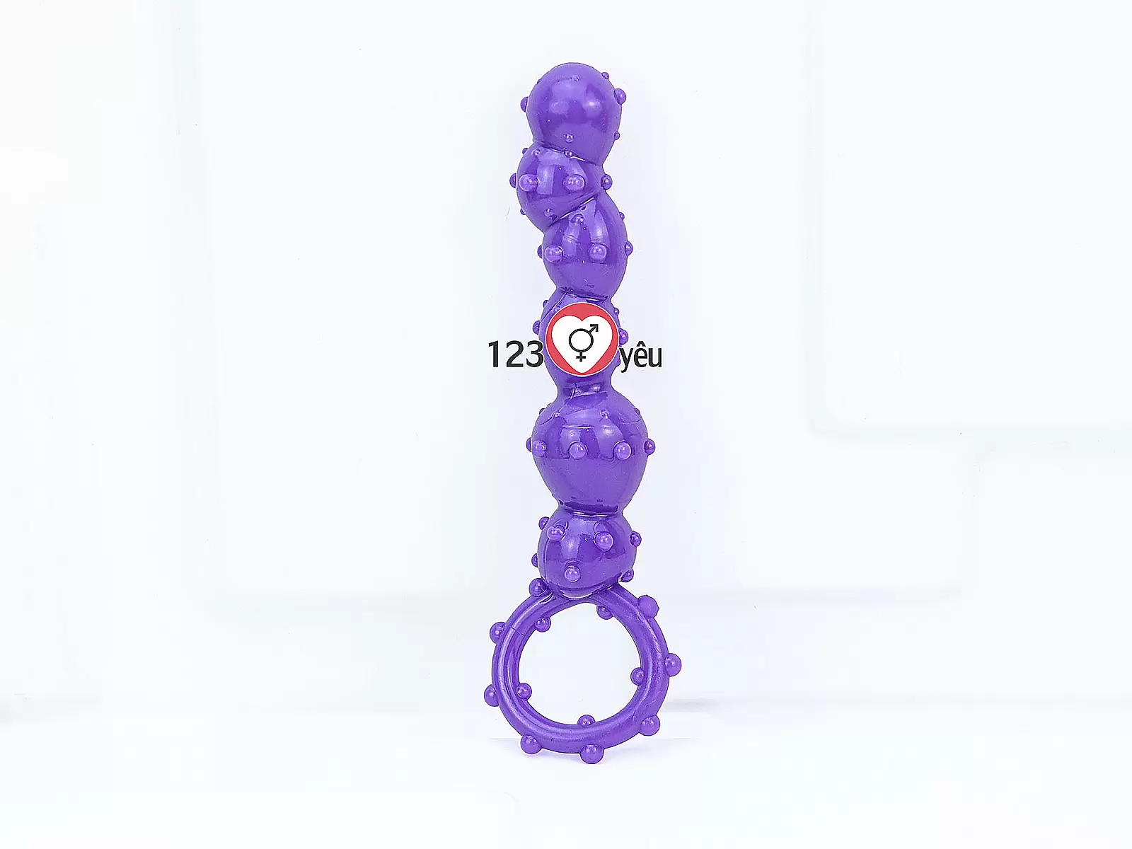 Đồ chơi kích hậu bi gai xoắn silicon Anal Beads