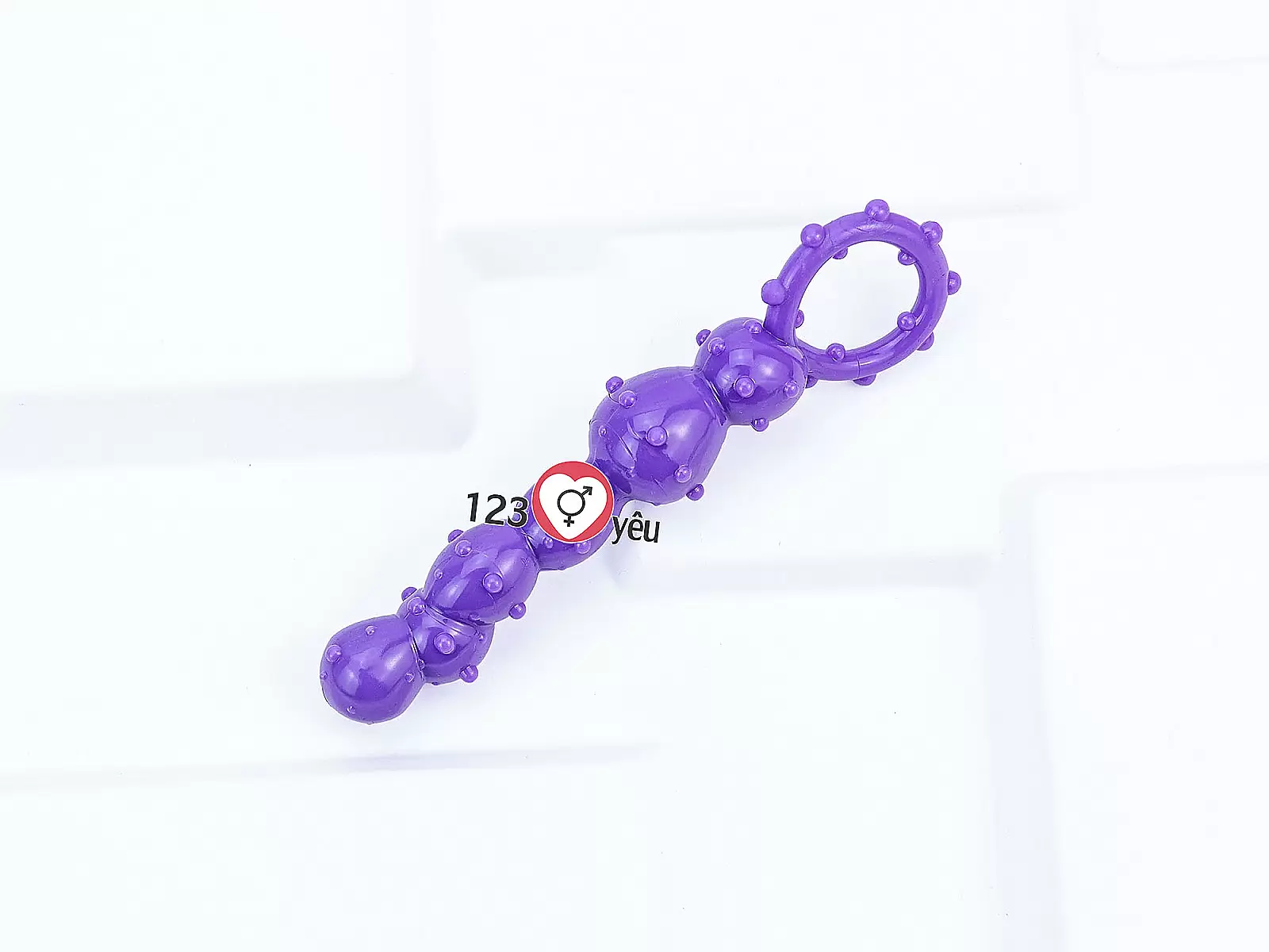 Đồ chơi kích hậu bi gai xoắn silicon Anal Beads