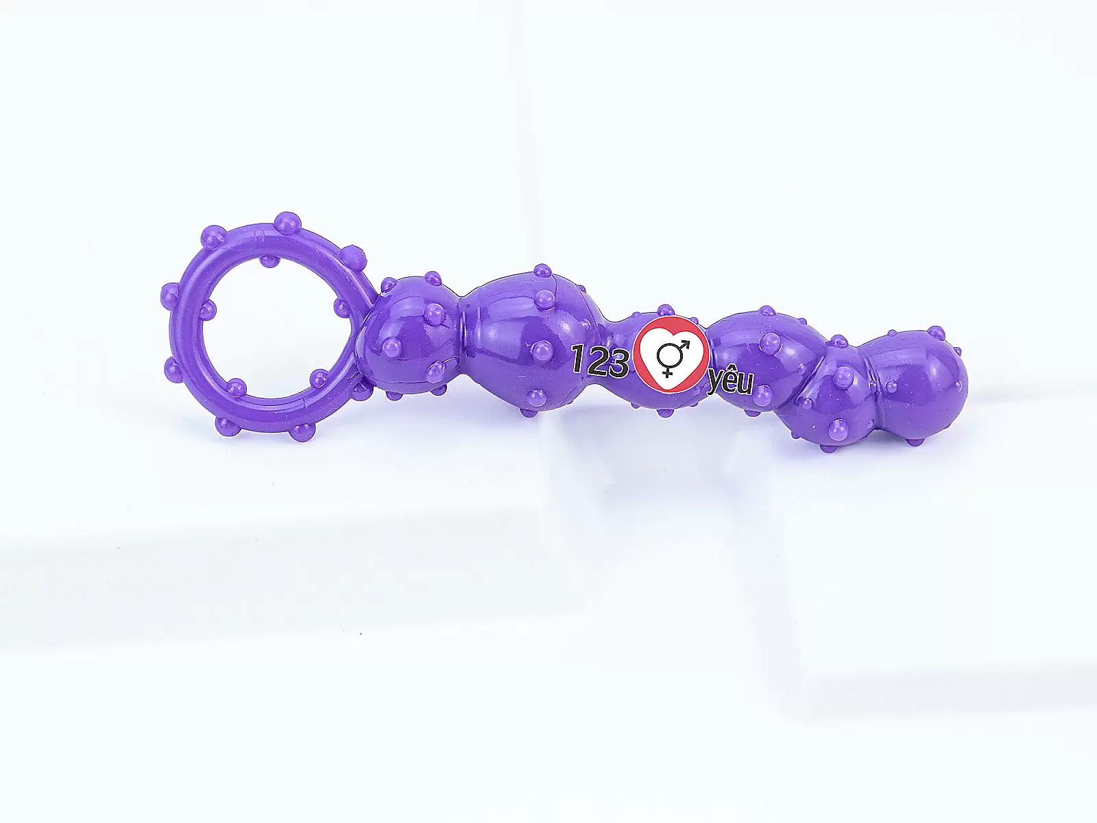 Đồ chơi kích hậu bi gai xoắn silicon Anal Beads