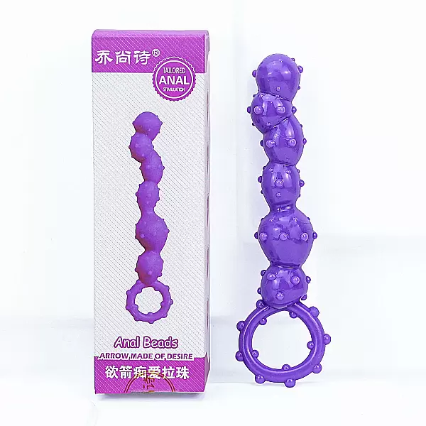 Đồ chơi kích hậu bi gai xoắn silicon Anal Beads