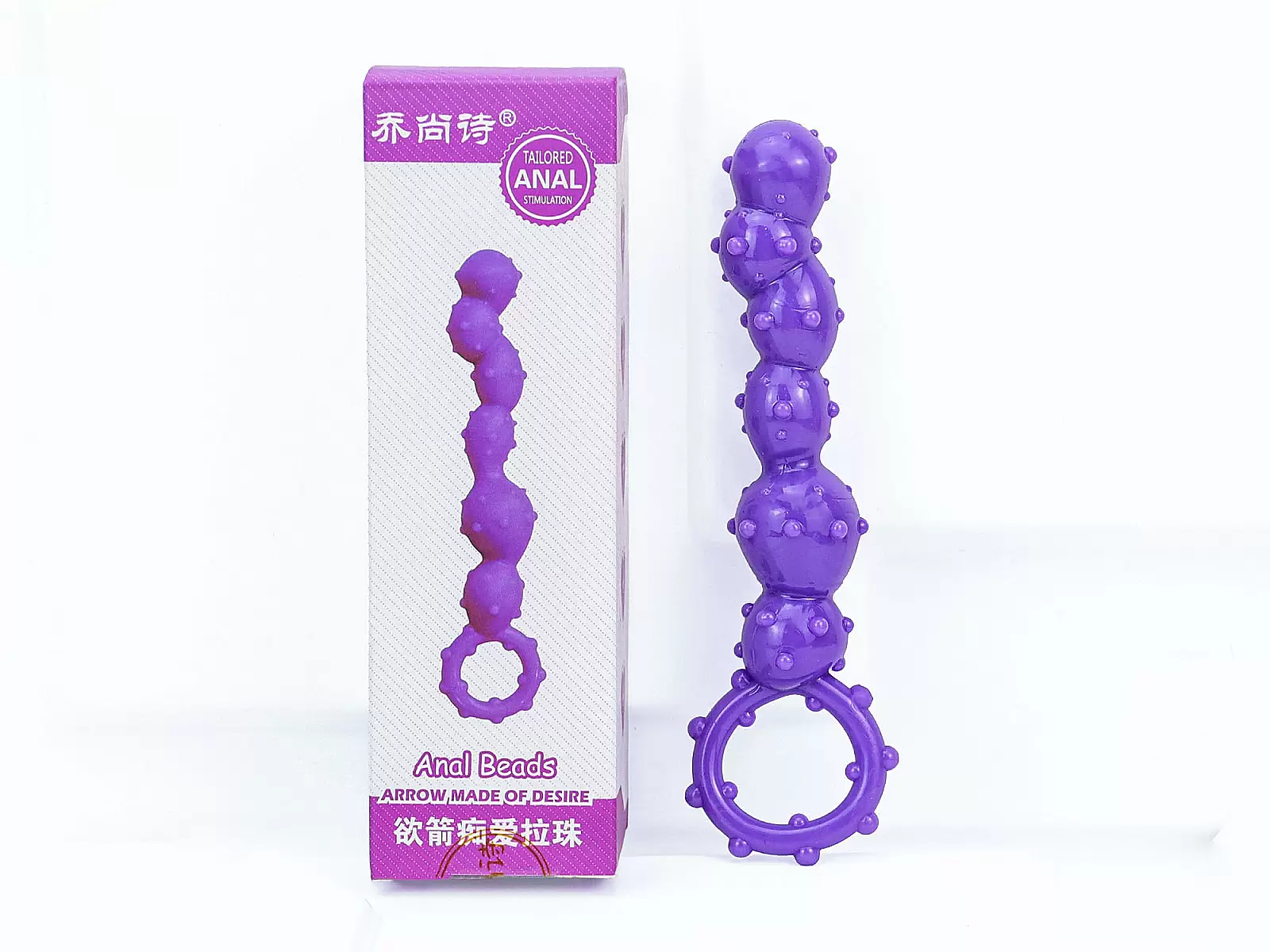 Đồ chơi kích hậu bi gai xoắn silicon Anal Beads