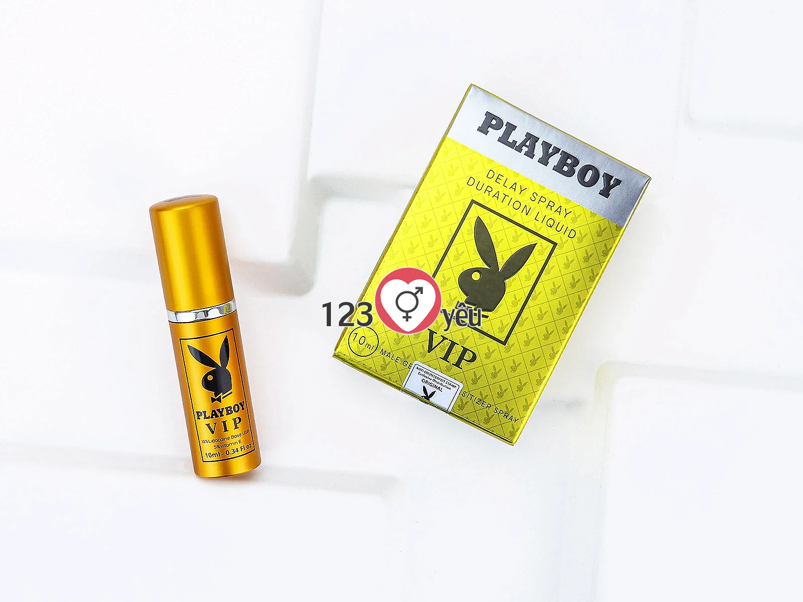 Xịt chống xuất tinh sớm Playboy VIP Delay Spray hỗ trợ kéo dài thời gian quan hệ
