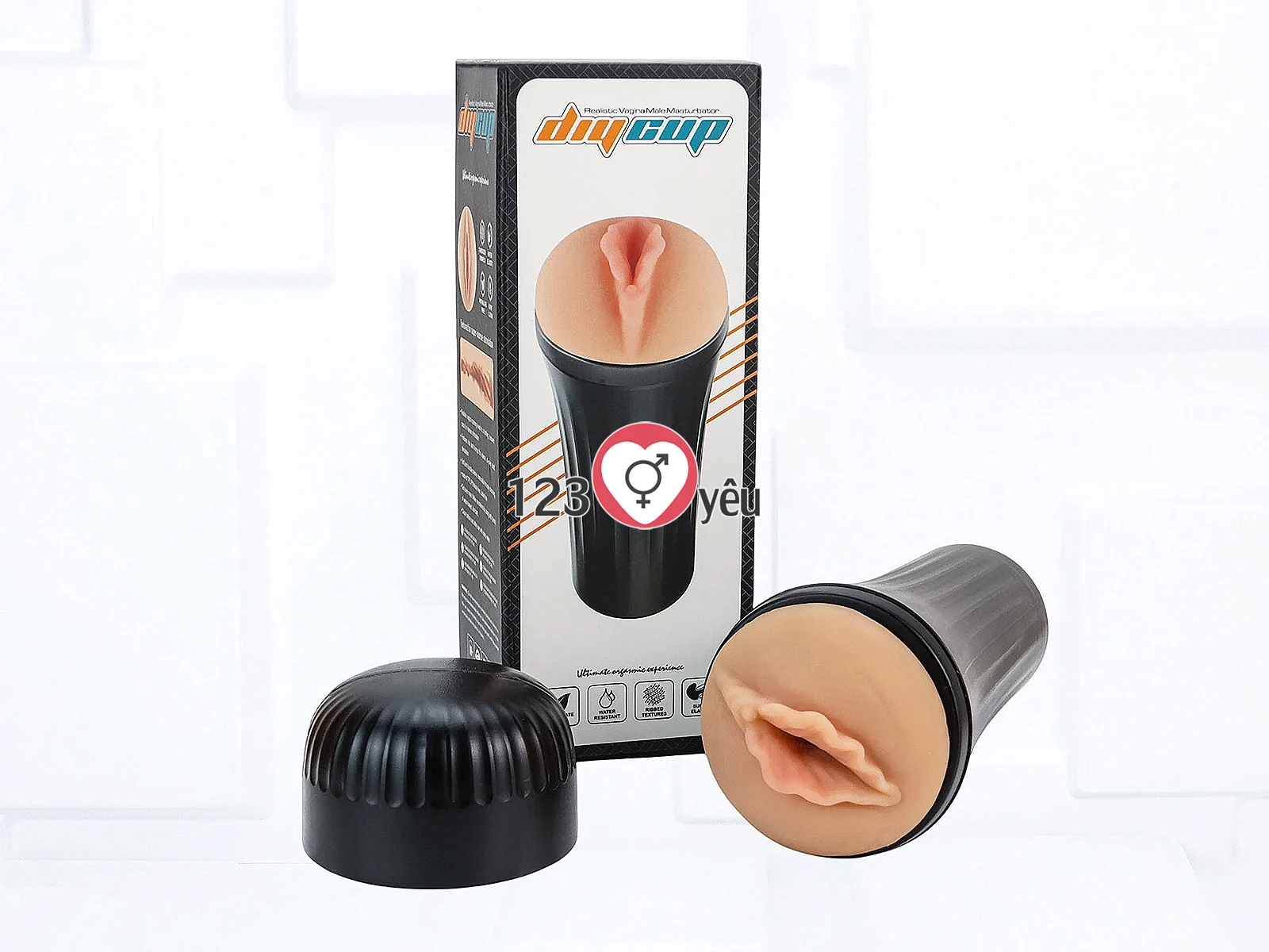 Âm đạo giả thủ dâm Diy Cup mềm mịn cùng với lỗ âm đạo se khít