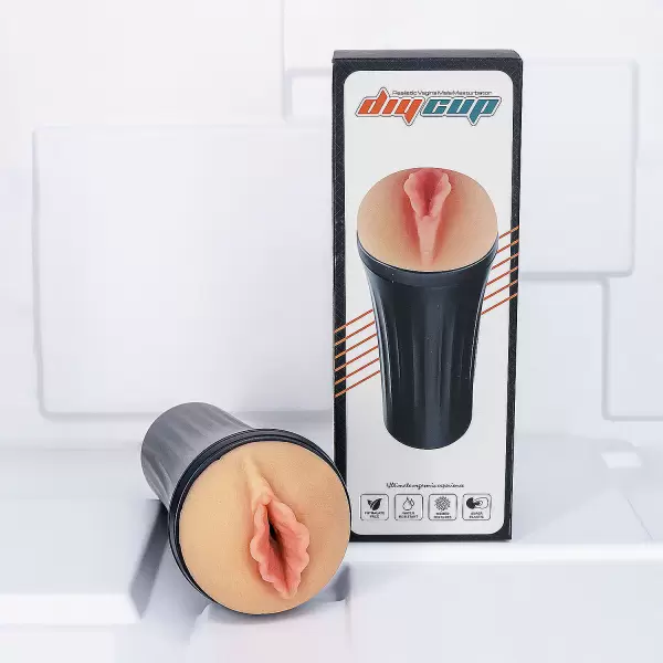 Âm đạo giả thủ dâm Diy Cup mềm mịn cùng với lỗ âm đạo se khít