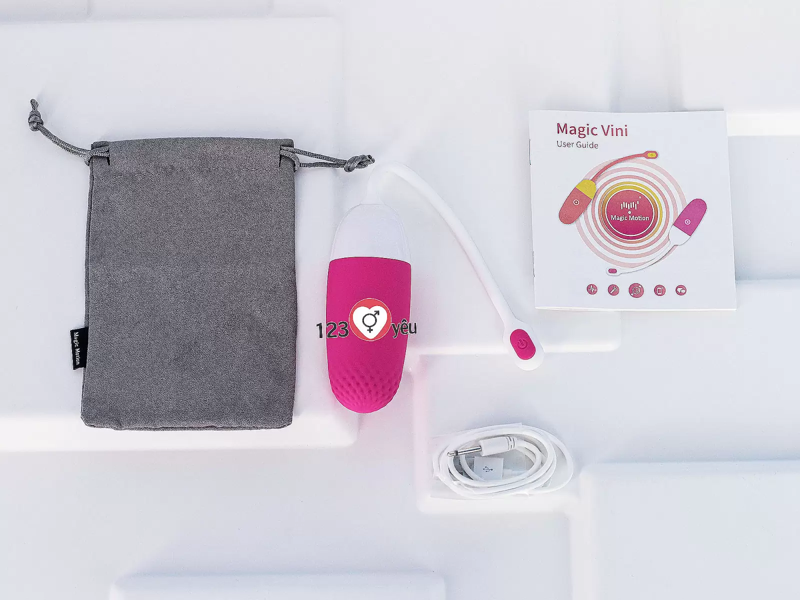 Trứng rung tình yêu Magic Vini 7 chế độ điều khiển qua App