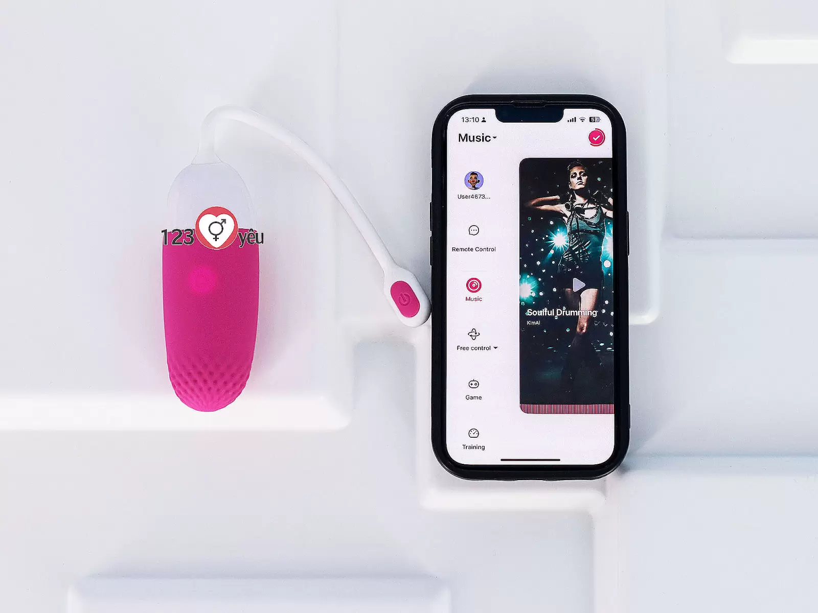 Trứng rung tình yêu Magic Vini 7 chế độ điều khiển qua App