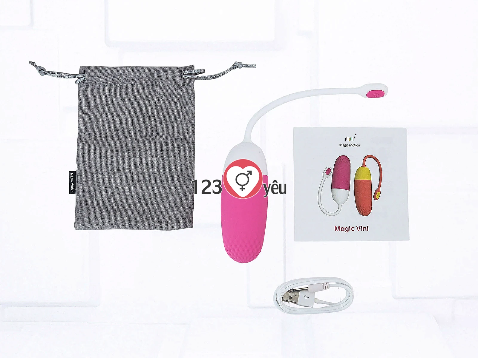 Trứng rung tình yêu Magic Vini 7 chế độ điều khiển qua App