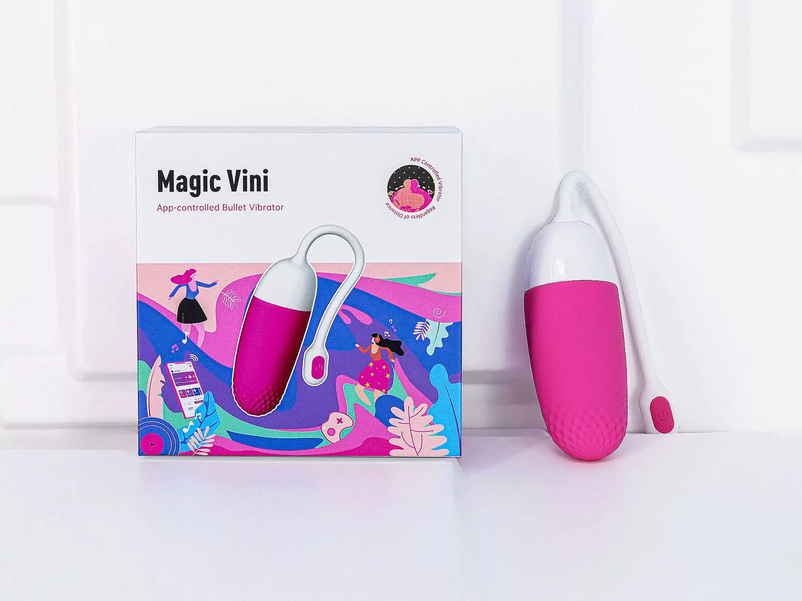 Trứng rung t&igrave;nh y&ecirc;u Magic Vini 7 chế độ điều khiển qua App