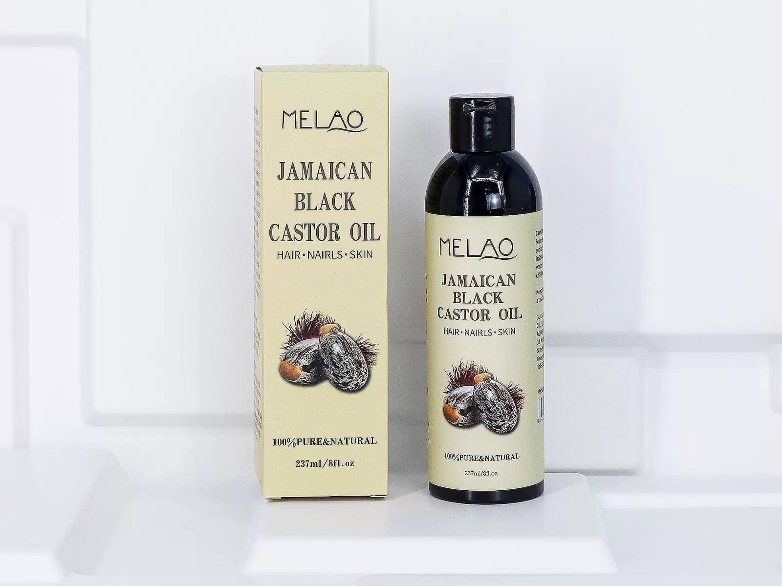 Dầu Thầu Dầu Đen Jamaican Black Castor Oil MELAO