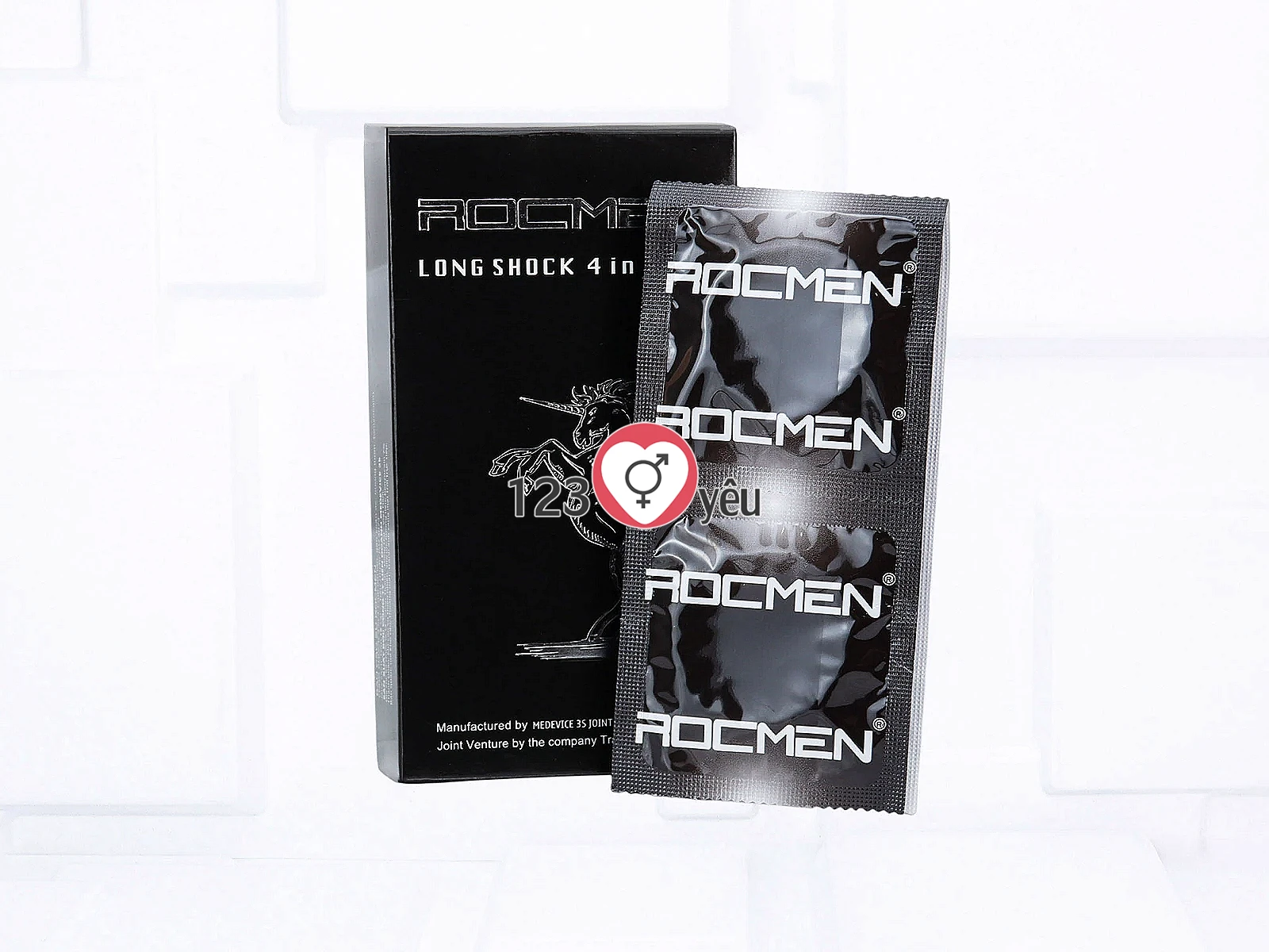 Bao cao su ROCMEN Long Shock 4 in 1