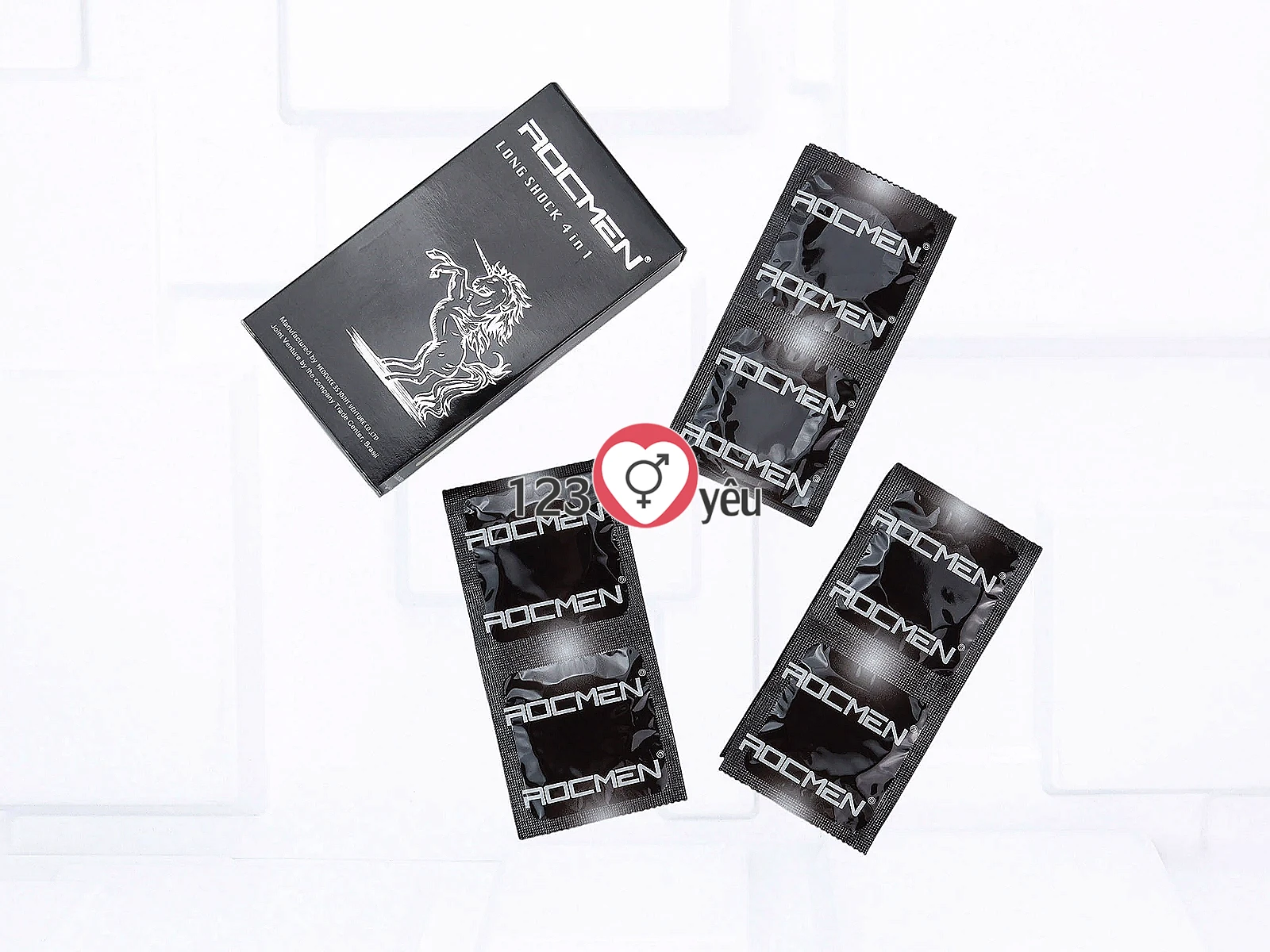 Bao cao su ROCMEN Long Shock 4 in 1