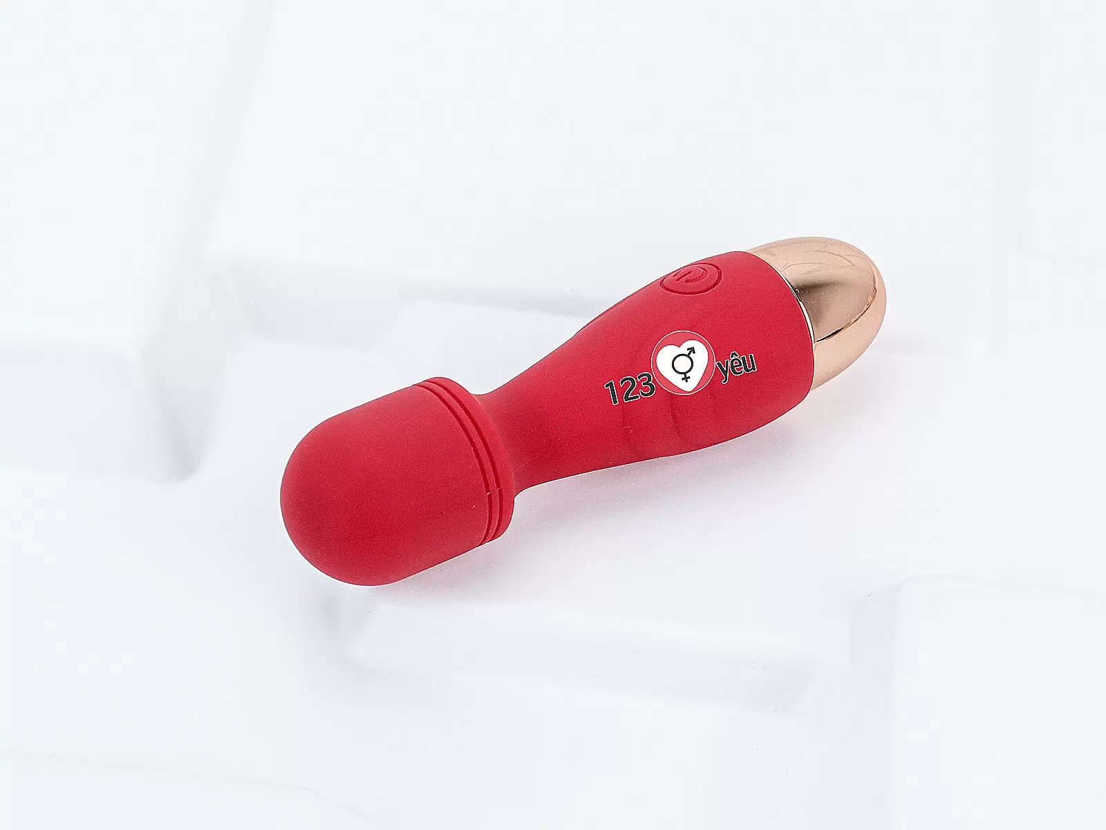 Máy mát xa điểm G mini kèm 4 đầu nhỏ xinh pin sạc