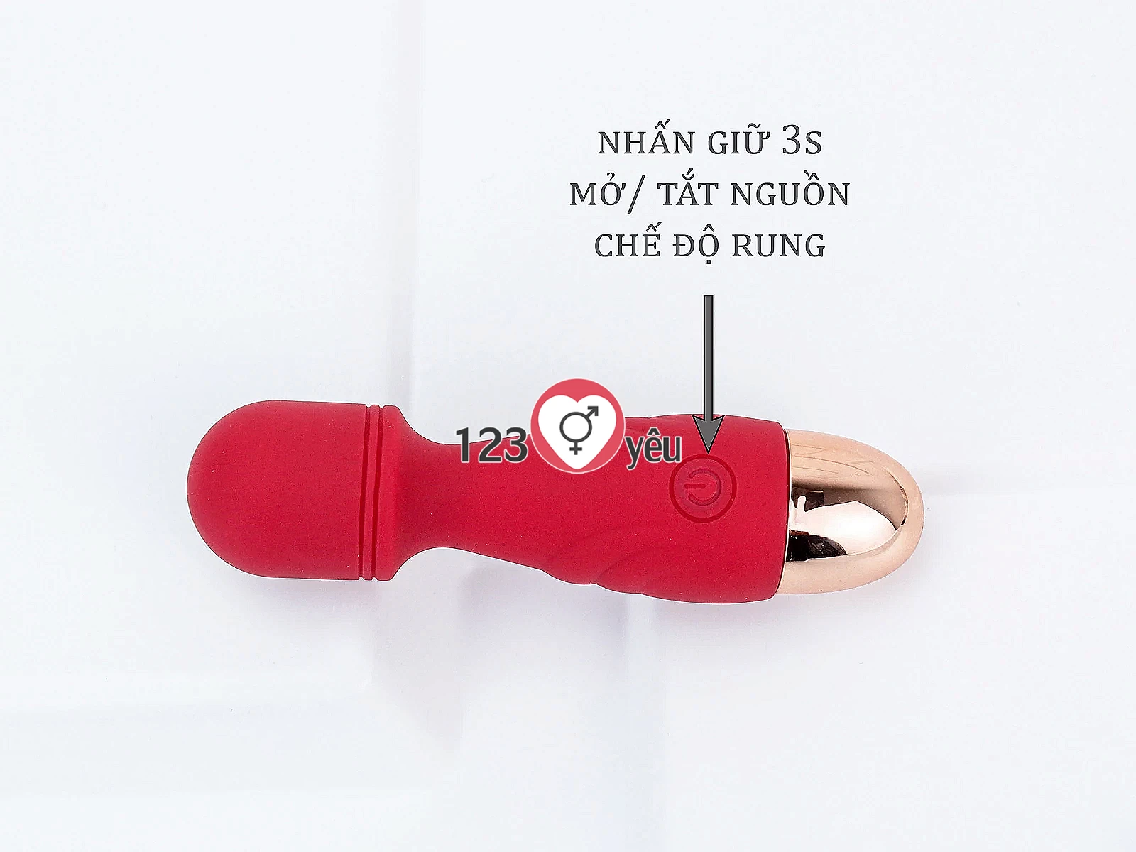 Máy massage điểm G mini kèm 4 đầu thay đa năng