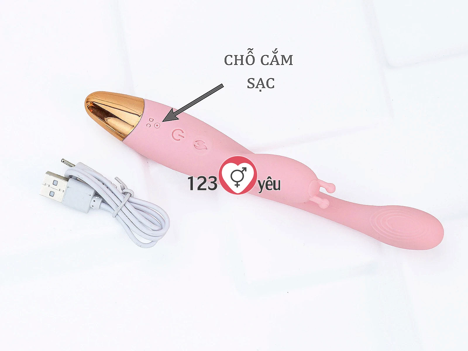 Máy mát xa có nhánh nhỏ gọn nhiều chế độ rung phát nhiệt